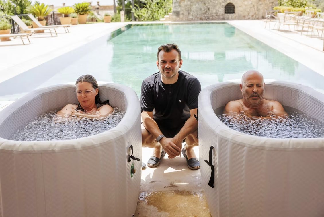 Guided ice bath session with Matías of RekoVital
